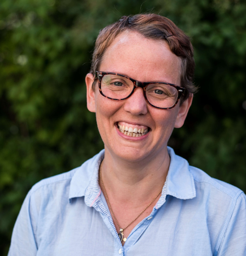 Ohne Titel Frau mit Lachen