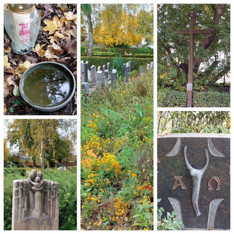 Gräber Grabsteine Friedhof