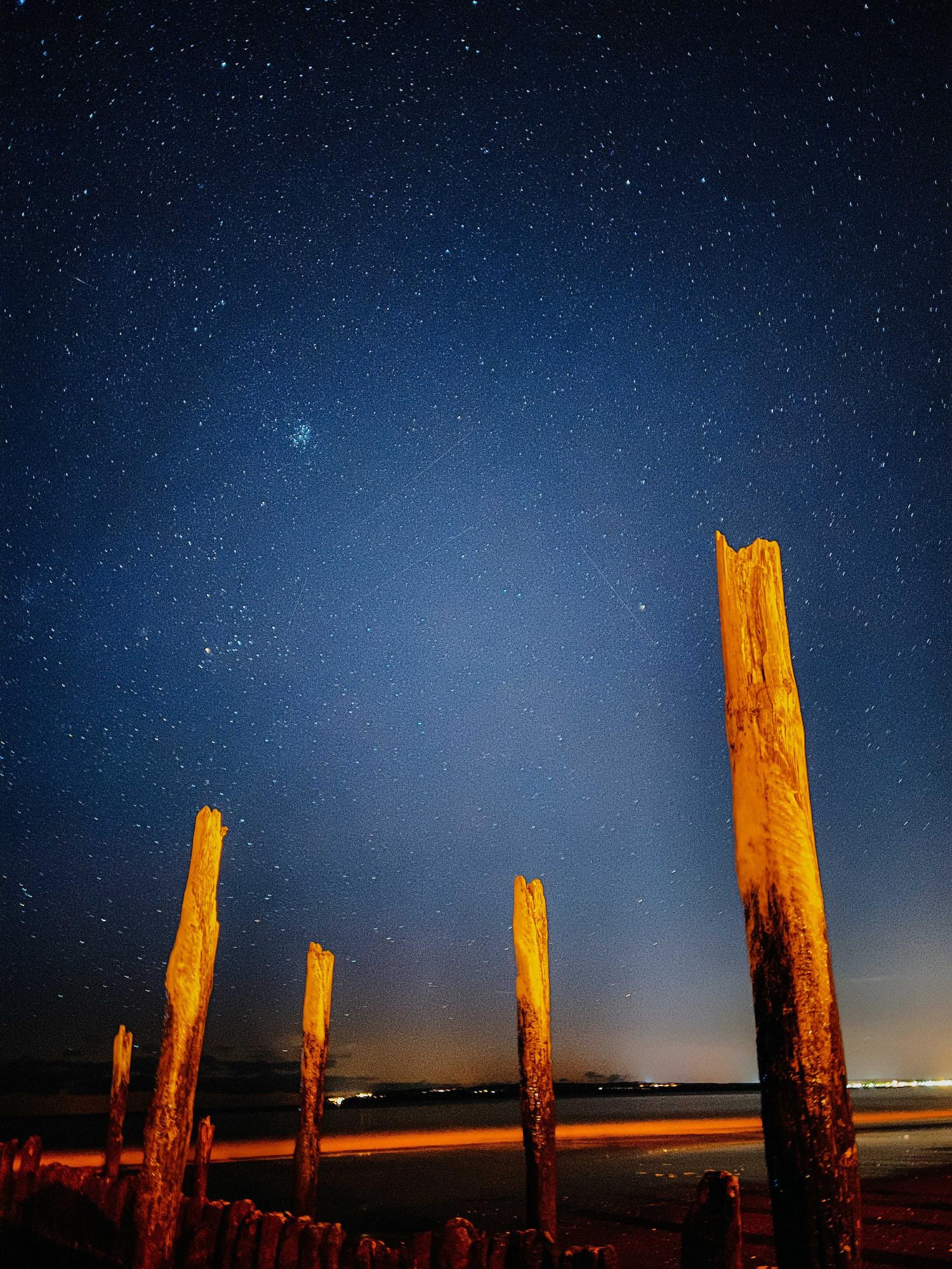Sternenhimmel am Meer