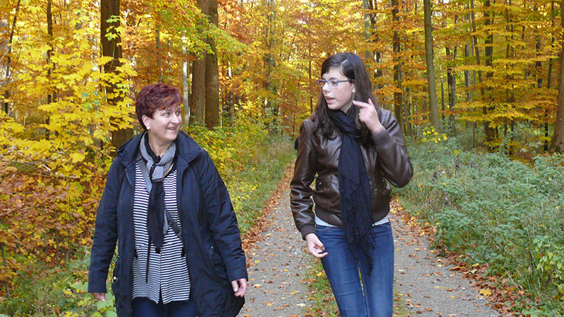 Spaziergang im Wald 2 Personen